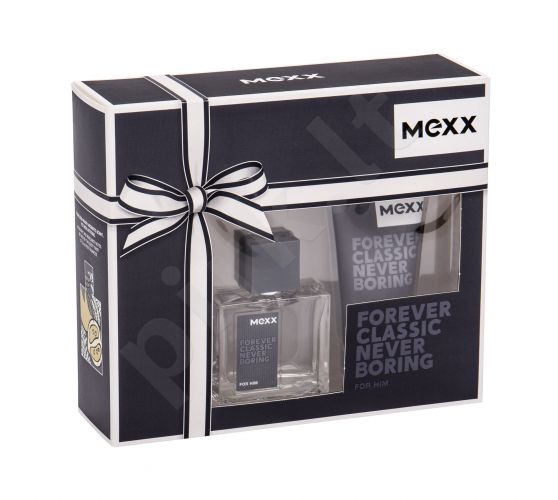 Mexx Forever Classic Never Boring, rinkinys tualetinis vanduo vyrams, (EDT 30 ml + dušo želė 50 ml)
