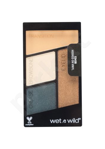 Wet n Wild Color Icon, Quad, akių šešėliai moterims, 4,5g, (Hooked On Vinyl)