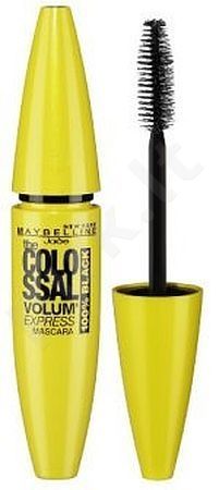 Maybelline The Colossal Volum Express, blakstienų tušas moterims, 10,7ml, (100% Black)