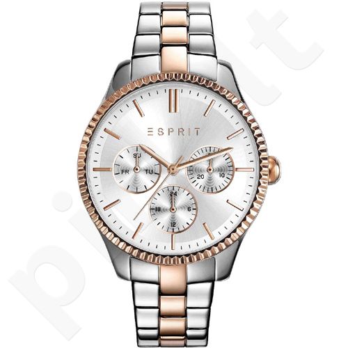 Esprit ES108942005 Spžiedas Silver Rose Gold moteriškas laikrodis