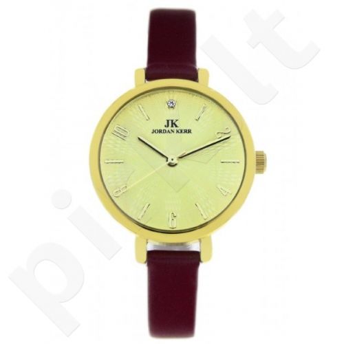 Moteriškas laikrodis Jordan Kerr PT-11823/IPG/RED