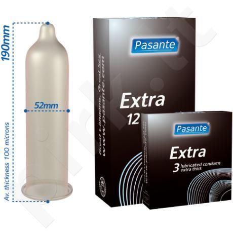 Prezervatyvai Pasante Extra (1 vnt.)