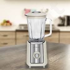 Bomann UM 1569 Blender, Stainless steel insert, Ice crusher function, 4-position selector switch, 600W, Creme/Inox
