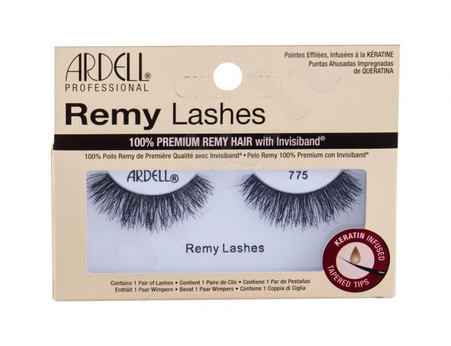 Ardell Remy Lashes, 775, dirbtinės blakstienos moterims, 1pc, (Black)