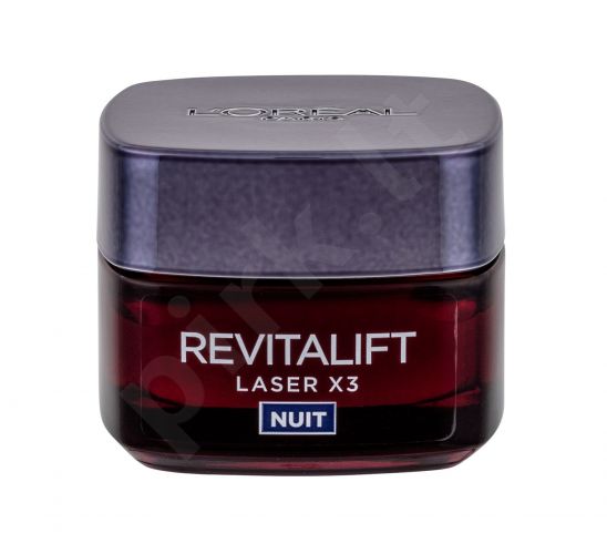 L´Oréal Paris Revitalift, Laser X3, naktinis kremas moterims, 50ml