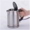 CLoer 4529 Standard kettle, Stainless steel, Stainless steel/Black, 2200 W, 360° rotational base, 1.7 L