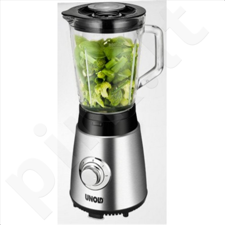 Unold Power Smoothie to go Blender 78685 Stainless steel/black, 250 W, Glass, 0,8 L, Ice crushing, 17000/ 24000 RPM