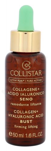 Collistar Pure Actives, Collagen + Hyaluronic Acid Bust, krūtinės priežiūra moterims, 50ml