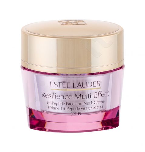 Estée Lauder Resilience Multi-Effect, Tri-Peptide Face and Neck, dieninis kremas moterims, 50ml