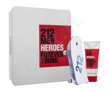 Carolina Herrera Men Heroes, 212, rinkinys tualetinis vanduo vyrams, (EDT 90 ml + dušo želė 100 ml)