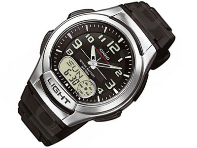Casio Collection AQ-180W-1BVES vyriškas laikrodis-chronometras