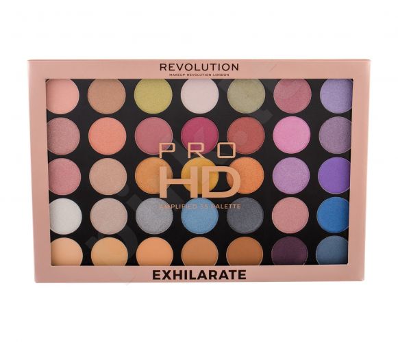 Makeup Revolution London Pro HD, Palette Amplified 35, akių šešėliai moterims, 29,995g, (Exhilarate)