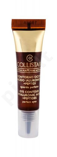 Collistar Pure Actives, Eye Contour Hyaluronic Acid + Peptides, paakių želė moterims, 7,5ml, (Testeris)
