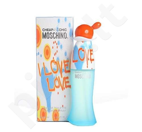 Moschino Cheap And Chic I Love Love, tualetinis vanduo moterims, 30ml