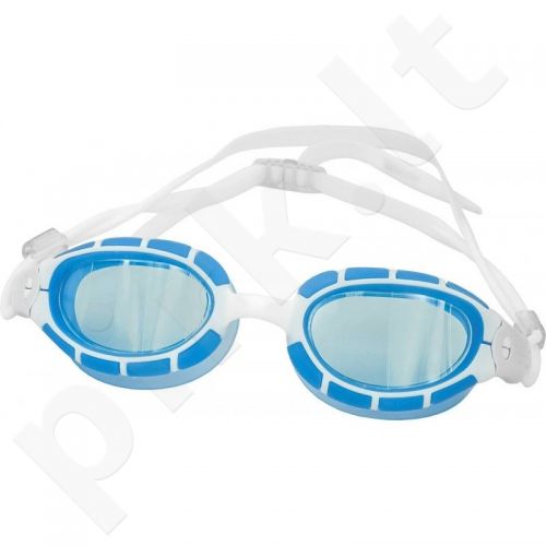 Plaukimo akiniai Aqua-Speed Alpha balta-mėlyna