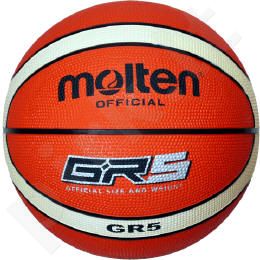 Krepšinio kamuolys rubber BGR5-OI oange/ivory