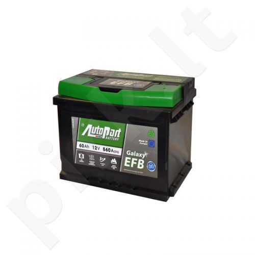 Akumuliatorius AUTOPART GALAXY EFB 60AH 560A 12V START-STOP SB