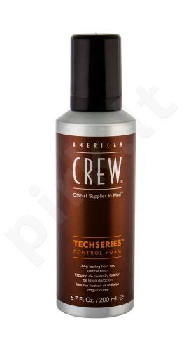 American Crew Techseries, Control Foam, For Definition and plaukų formavimui vyrams, 200ml