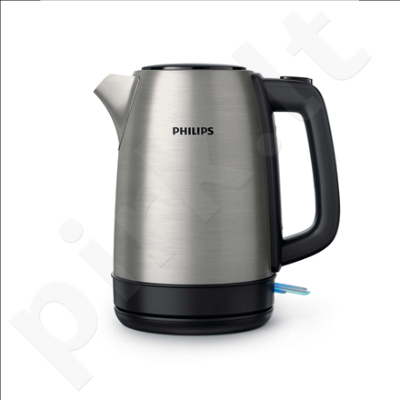 Philips Kettle HD9350/91 Standard, Stainless steel, Stainless steel, 2200 W, 1.7 L, 360° rotational base