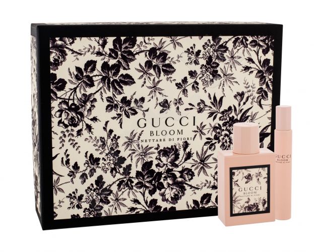 Gucci Nettare di Fiori, Bloom, rinkinys kvapusis vanduo moterims, (EDP 50 ml + EDP 7,4 ml)