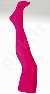 Vienspalvės ryškiai rožinės spalvos pėdkelnės iš mikrofibros 40 denų storio (dydžiai nuo 68 iki 158 cm)