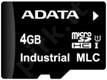 Atminties kortelė Adata Industrial microSDHC 4GB, MLC, nuo 0 iki 70C