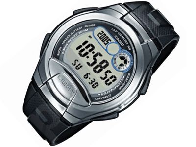 Casio Collection W-752-1AVES vyriškas laikrodis-chronometras