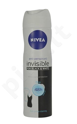 Nivea Invisible For Black & White, 48H, antiperspirantas moterims, 150ml