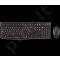 Klaviatūra Logitech + Pelė Desktop MK120, US, USB, Juoda