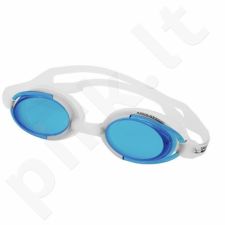 Plaukimo akiniai Aqua-Speed Malibu balta-mėlyna