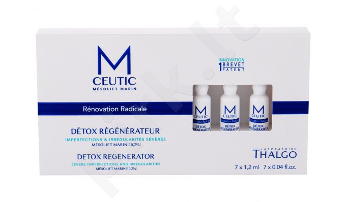 Thalgo M Ceutic, Detox Regenerator, veido serumas moterims, 7x1,2ml