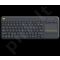 Bevielė klaviatūra Logitech K400 Plus Black (US International), jutiklinė