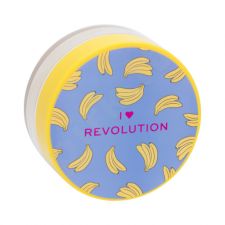 Makeup Revolution London I Heart Revolution, Loose Baking Powder, kompaktinė pudra moterims, 22g, (Banana)