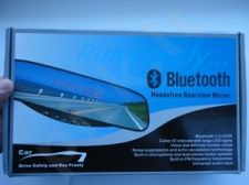 Bluetooth laisvų rankų įranga su LCD veidrodžiu vaizduokliu