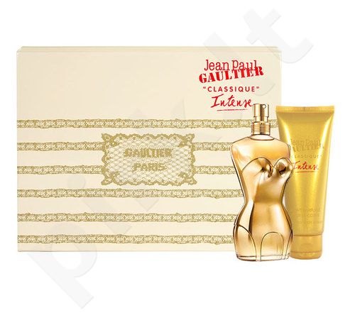 Jean Paul Gaultier Intense, Classique, rinkinys kvapusis vanduo moterims, (EDP 50ml + 75ml kūno losjonas)