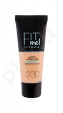 Maybelline Fit Me!, Matte + Poreless, makiažo pagrindas moterims, 30ml, (230 Natural Buff)