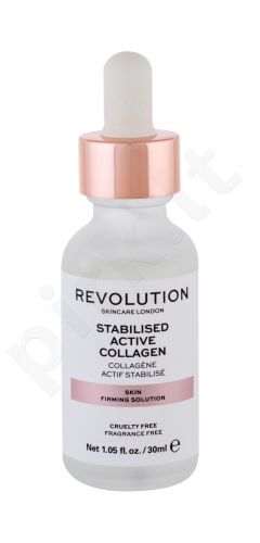 Makeup Revolution London Skincare, Stabilised Active Collagen, veido serumas moterims, 30ml