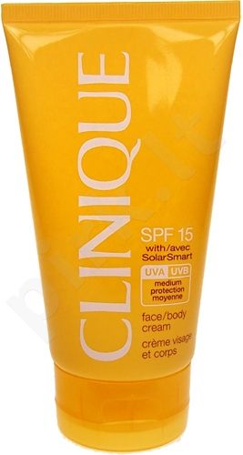 Clinique Sun Care, Face Body Cream SPF15, Sun kūno losjonas moterims, 150ml