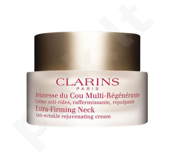 Clarins Extra Firming, Neck Anti-Wrinkle Rejuvenating Cream, kaklo ir dekoltė kremas moterims, 50ml, (Testeris)
