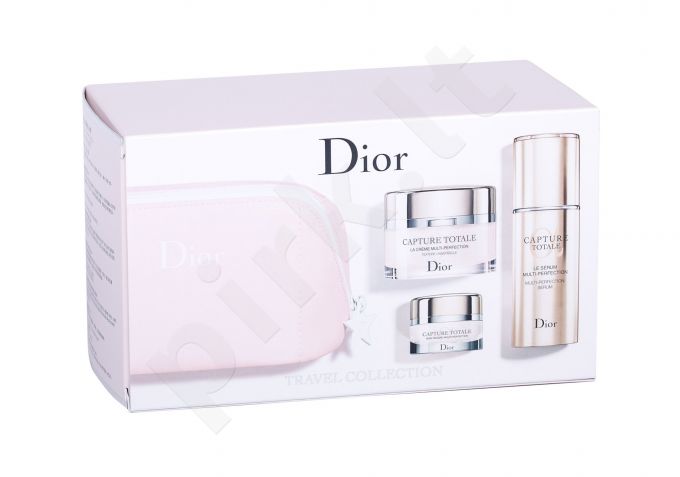 Christian Dior Capture Totale, rinkinys dieninis kremas moterims, (Daily Facial Care 60 ml + Facial Serum Multi-Perfection 50 ml + paakių kremas Multi-Perfection 15 ml)