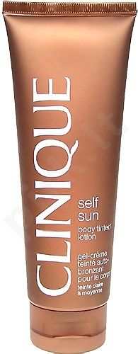 Clinique Self Sun Body Tined Lotion Medium/Deep, kosmetika moterims, 125ml