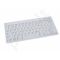 Gembird bluetooth slimline compact keyboard, white, US layout