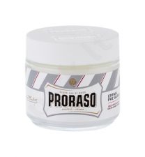 PRORASO White, Pre-Shaving Cream, priemonė prieš skutimąsi vyrams, 100ml