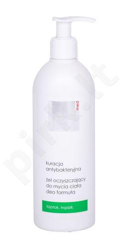 Ziaja Med Antibacterial Treatment, Cleansing Gel, prausiamoji želė moterims ir vyrams, 400ml