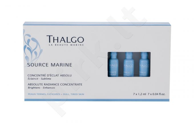 Thalgo Source Marine, Absolute Radiance, veido serumas moterims, 7x1,2ml