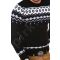 Norvegiškas vyriškas megztinis CRSM - juoda 9508-1