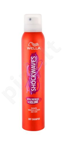 Wella Shockwaves, Style Refresh, sausas šampūnas moterims, 180ml