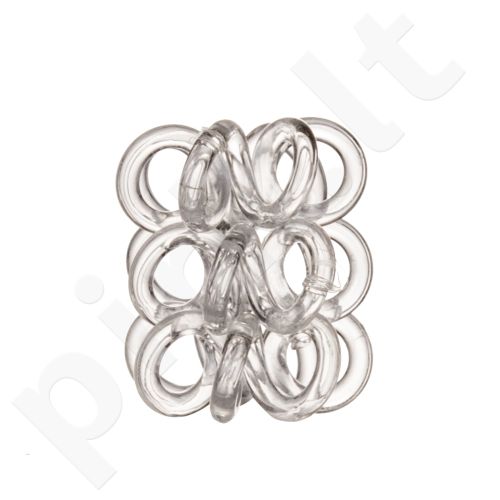 Invisibobble Nano Hair Ring, plaukų Ring moterims, 3pc, (Crystal Clear)