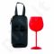 Gigantiška vyno taurė "Širdis" stilingame krepšyje