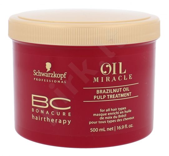 Schwarzkopf BC Bonacure Oil Miracle, Brazilnut Oil, plaukų kaukė moterims, 500ml